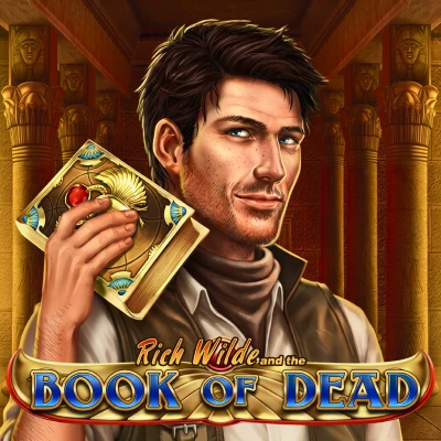 Book of Dead Egyptian-themed slot tile at Raging Bull Casino Canada