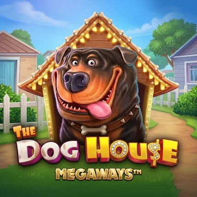 Dog House Megaways slot game tile in the Raging Bull Casino slots lobby