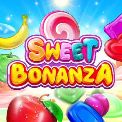 Sweet Bonanza online slot game tile available at Raging Bull Casino Canada